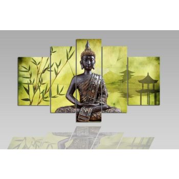 Digital Art vászonkép | 1202-S Buddha Verde