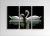 Digital Art vászonkép | 1222-S Swans THREE / POG 4336
