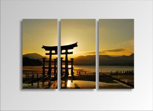 Digital Art vászonkép | 1224-S Japanese Sunrise THREE