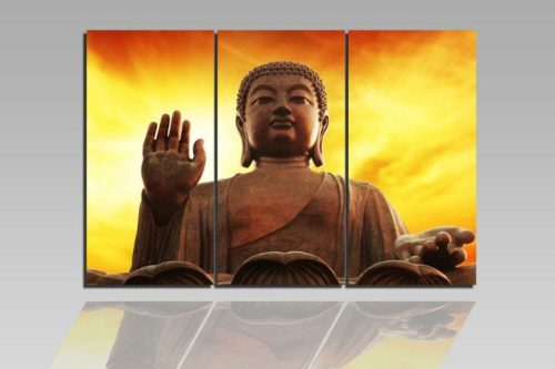 Digital Art vászonkép | 1213-S Buddha Sunrise THREE
