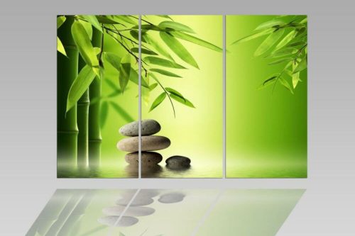 Digital Art vászonkép | 1215-S Bambus Garden THREE
