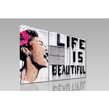 Digital Art vászonkép | 1234-S Life is beautiful THREE