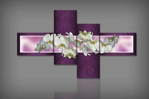 Digital Art vászonkép | 1245Q Nova Viola Orchidea S