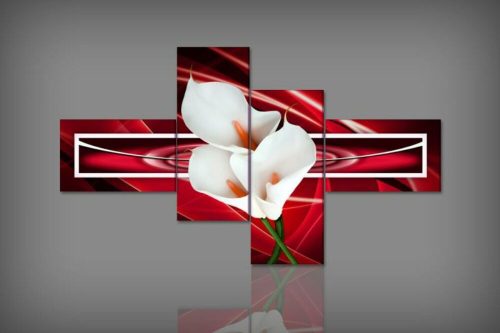 Digital Art vászonkép | 1258Q Rosso Calla S