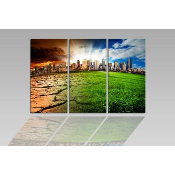 Digital Art vászonkép | 1255-S Città Dai Due Volti THREE