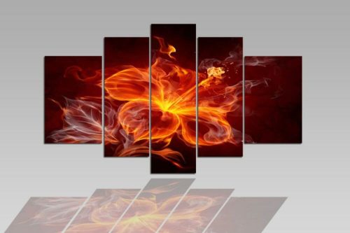 Digital Art vászonkép | 1262-S Fire Flower 2