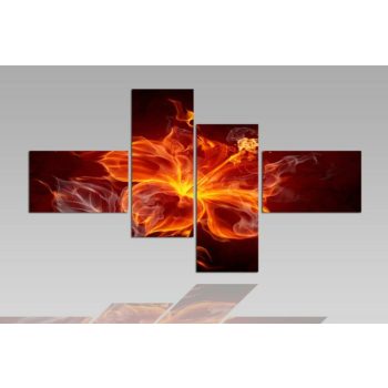 Digital Art vászonkép | 1262Q Fire Flower 2 S