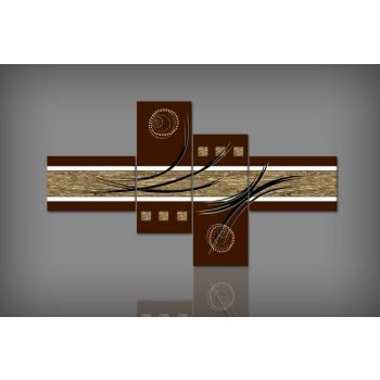 Digital Art vászonkép | 3000 Q Abstract Castano S