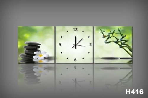 Vászonkép Faliórával Addobbo Floreale H416