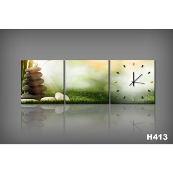 Vászonkép Faliórával Erboso H413