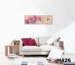 Vászonkép Faliórával Orchidea e Spacco H426