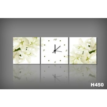 Vászonkép Faliórával H450