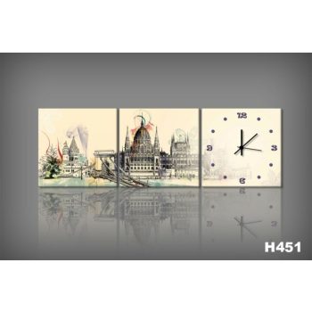 Vászonkép Faliórával H451
