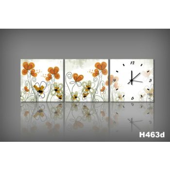 Vászonkép Faliórával H463 Fiore di Campo
