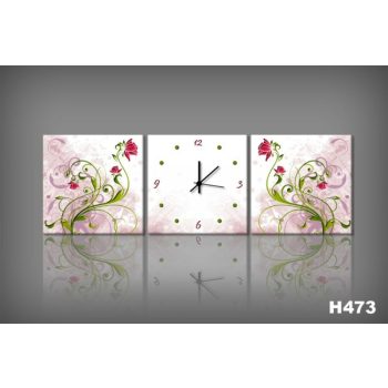 Vászonkép Faliórával H473 Sogno Rosa