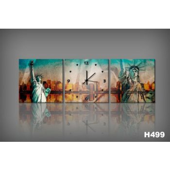 Vászonkép Faliórával H499 NY occhio di artista