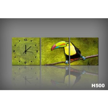Vászonkép Faliórával H500 ambiente Toucan