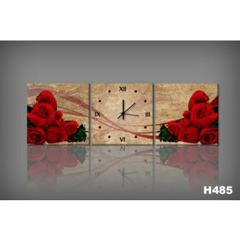 Vászonkép Faliórával H485 mazzo di rose