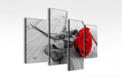Digital Art vászonkép | 2022Q grigio rosa quatri S