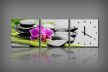 Vászonkép Faliórával H502 fiore della pace