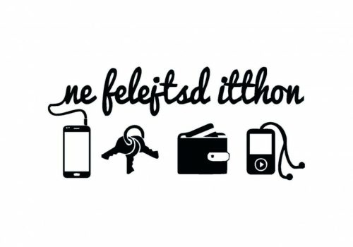 ByHome J32_Ne felejtsd itthon faltetoválás