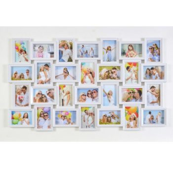 Óriás Fali Képkeret  28 fotónak_ A004- fehér- Óriás Fali Képkeret  28 fotónak_ A004- fehér-