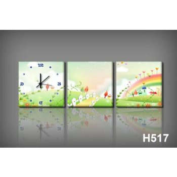 Vászonkép Faliórával h517
