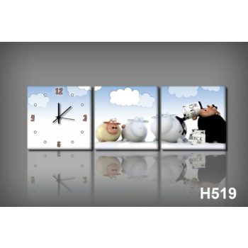 Vászonkép Faliórával h519