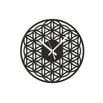 Akril - Az élet virága - falióra