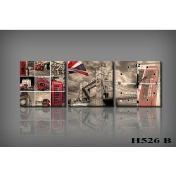 Vászonkép Faliórával h526