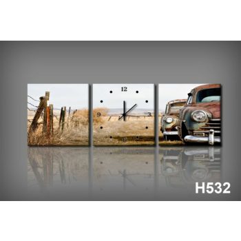 Vászonkép Faliórával h532