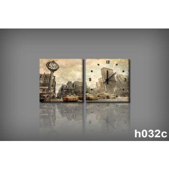 Vászonkép Faliórával h032