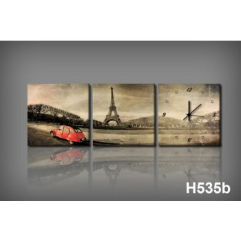 Vászonkép Faliórával h535