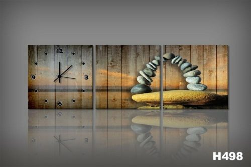 Vászonkép Faliórával H498