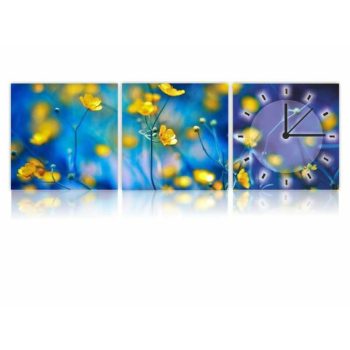 Vászonkép faliórával H609
