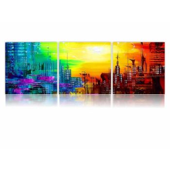 Digital Art Three vászonkép V667 Abstact