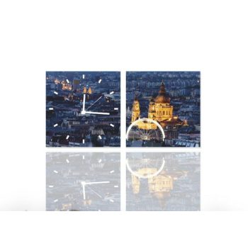 Vászonkép Faliórával H720