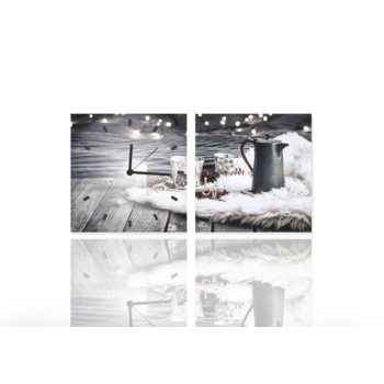 Vászonkép Faliórával H726