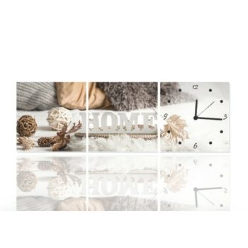 Vászonkép Faliórával H750