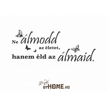 ByHome Felirat 13 faltetoválás