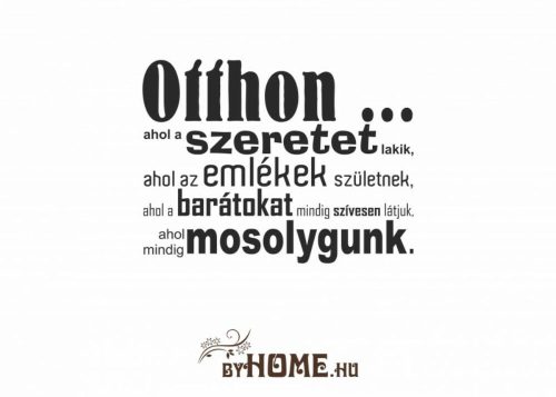 ByHome Felirat 15 faltetoválás