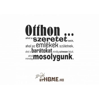 ByHome Felirat 15 faltetoválás