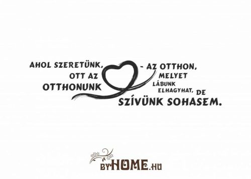 ByHome Felirat 19 faltetoválás
