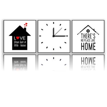 Vászonkép faliórával H703