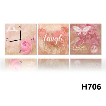 Vászonkép faliórával H706