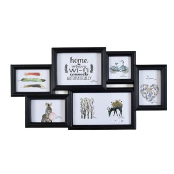 Mix fali képkeret - fekete - Mix fali képkeret - fekete -