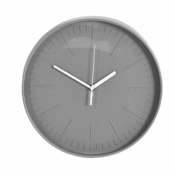Prémium Modern Plastic falióra  világos szürke 30 cm