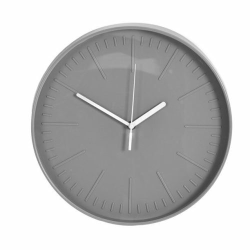 Prémium Modern Plastic falióra  világos szürke 30 cm