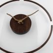 Prémium Modern falióra Plexi és fa kombinációja sötét 30 cm