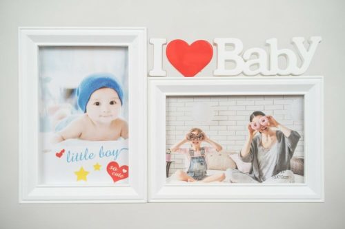 I love baby képkeret - fehér -